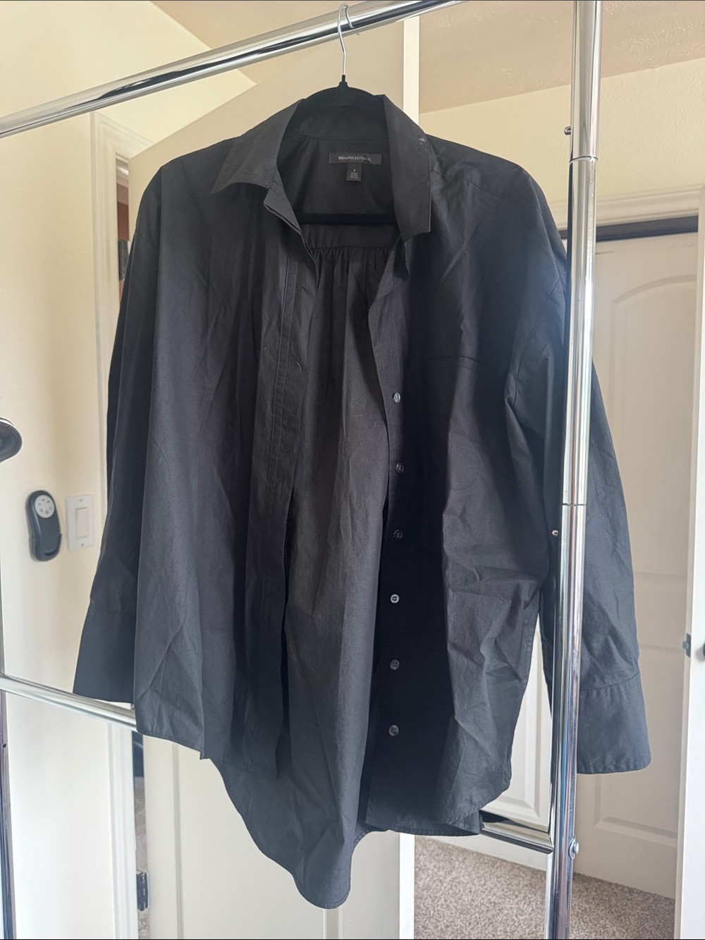 Black Women’s Button-Up Shirt